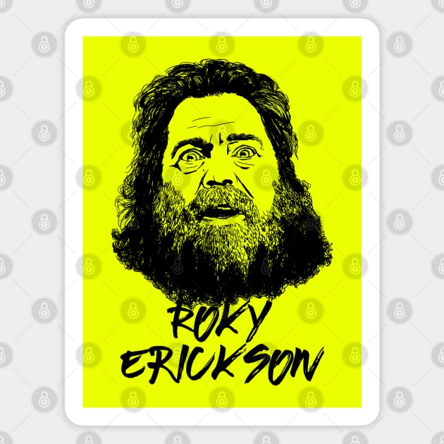 Roky Erickson Magnet by ThunderEarring